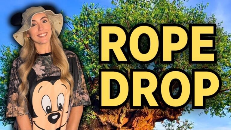 Disney World ROPE DROP Animal Kingdom...