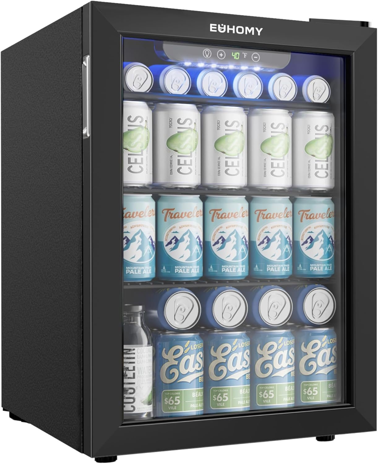 Beverage cooler for hotel rooms