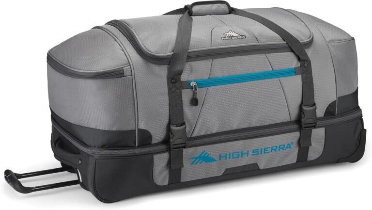 Rolling duffel bag