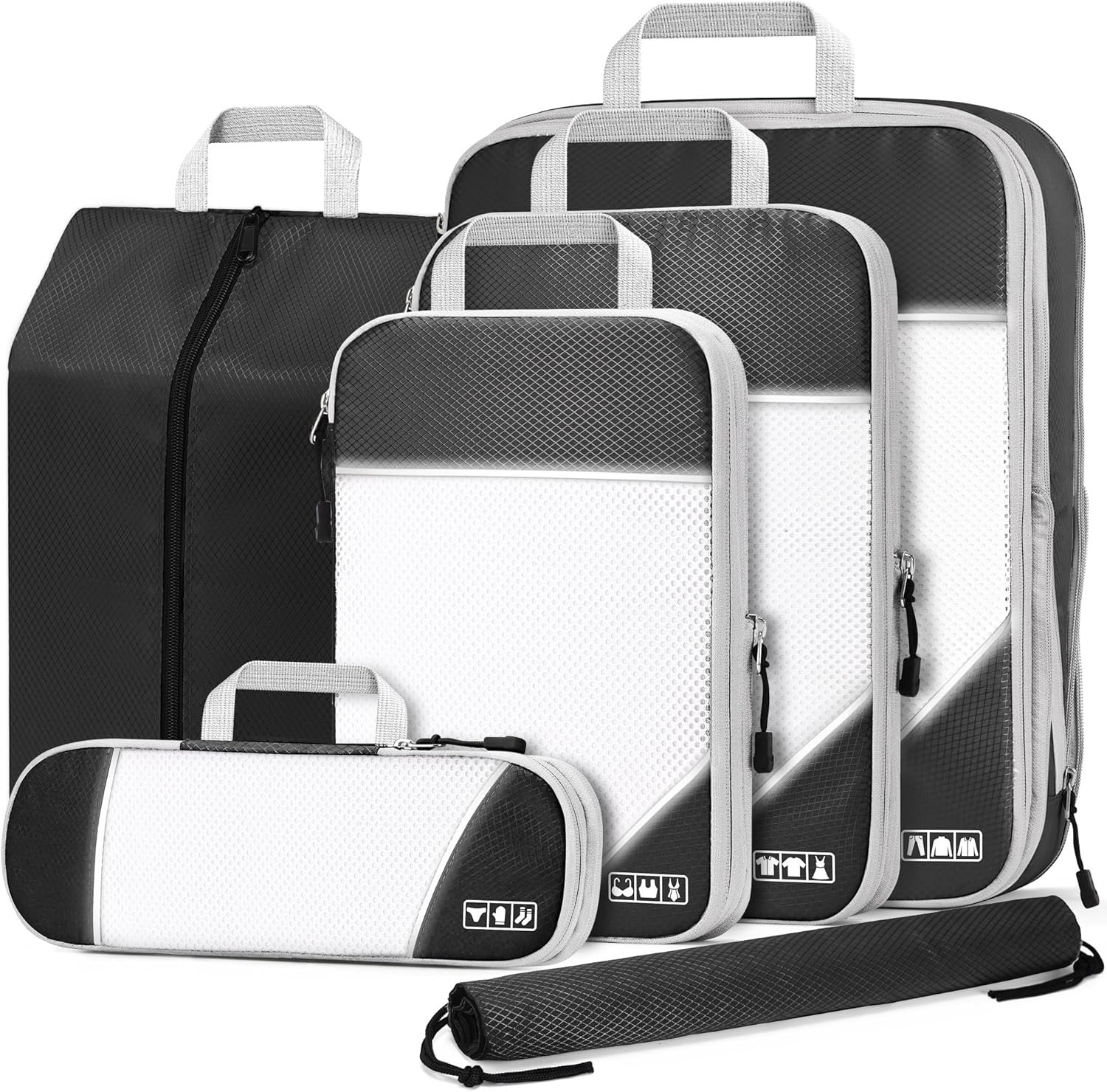 Packing cubes for travel