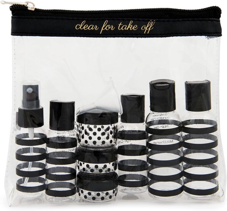 Travel-sized toiletries for cruises