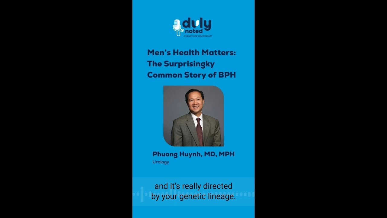 Understanding Benign Prostatic Hyperplasia