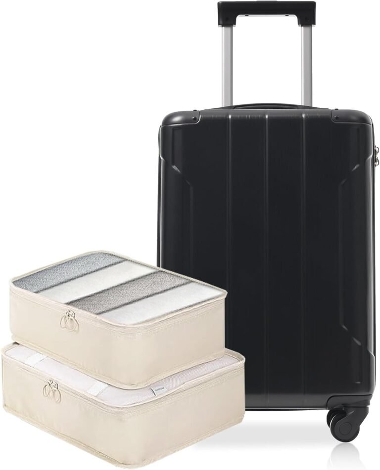 Luggage set with spinner wheels