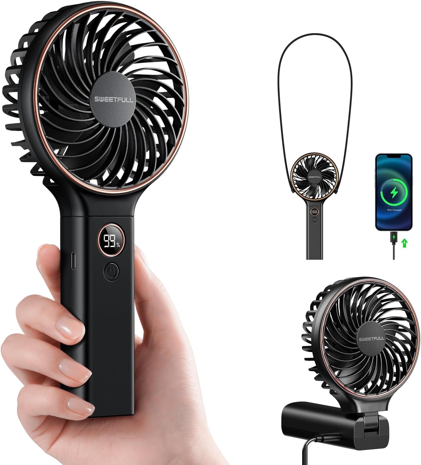 Mini portable fan