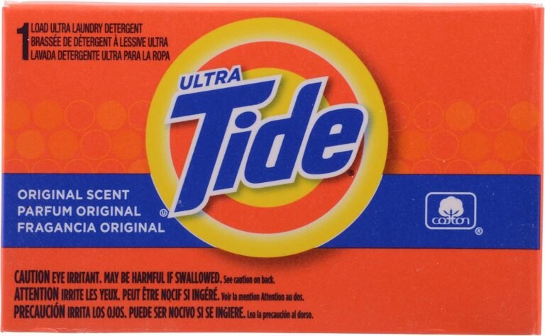 Travel-sized laundry detergent
