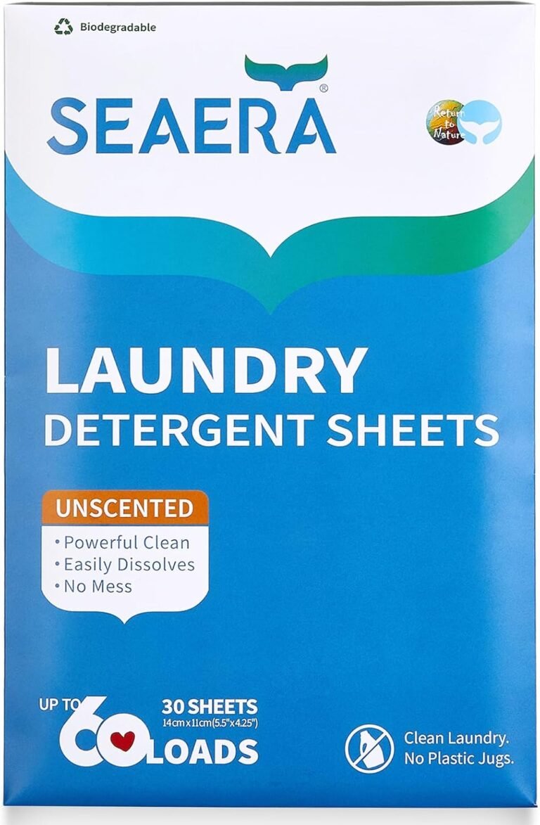 Travel-sized laundry detergent