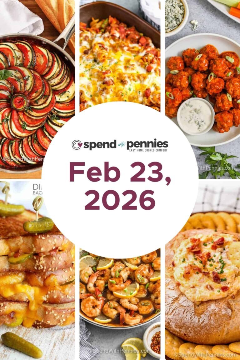 Weekly Meal Plan for Feb 23, 2026 FT
