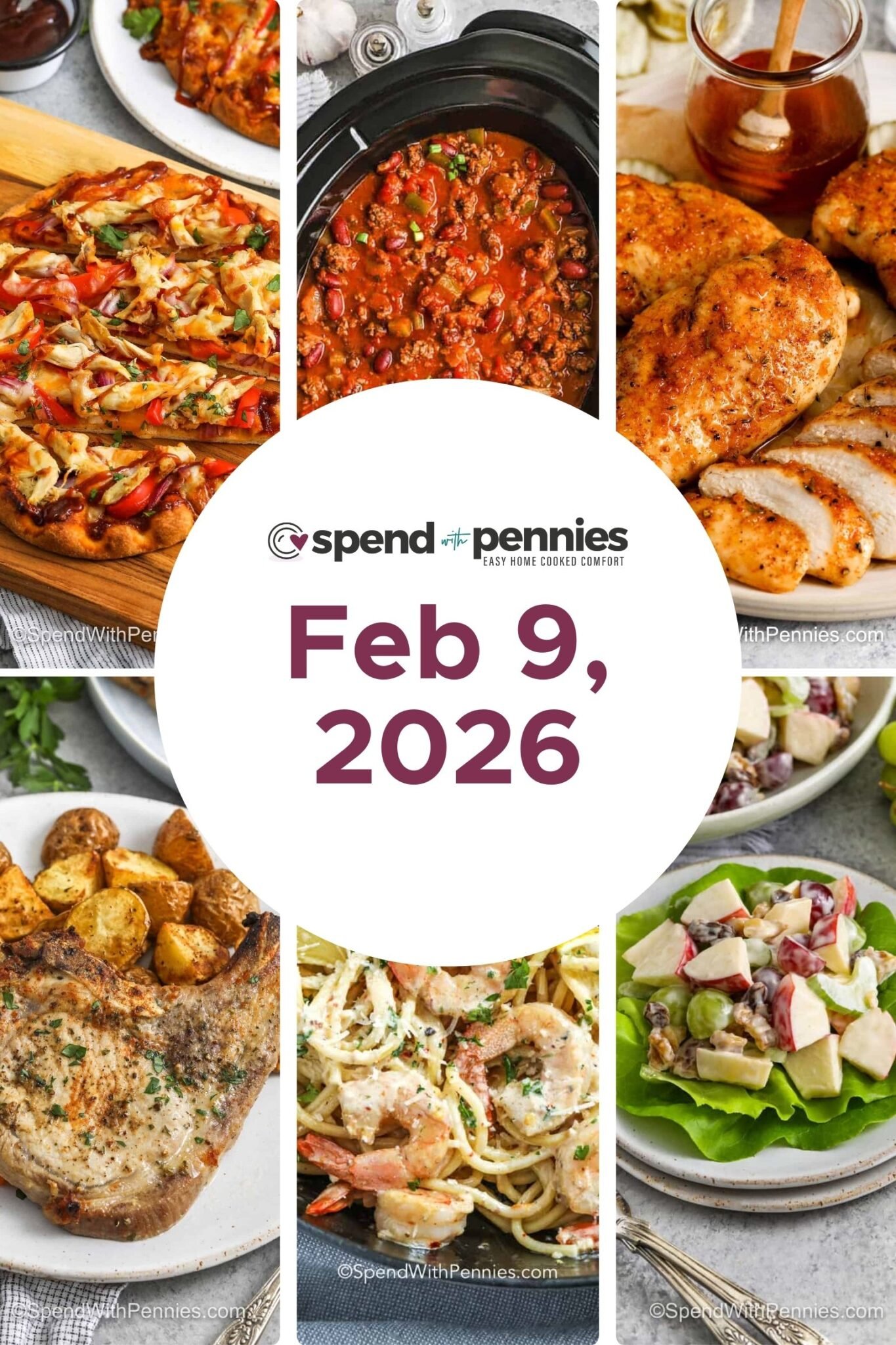 Weekly Meal Plan Feb 9, 2026 FT