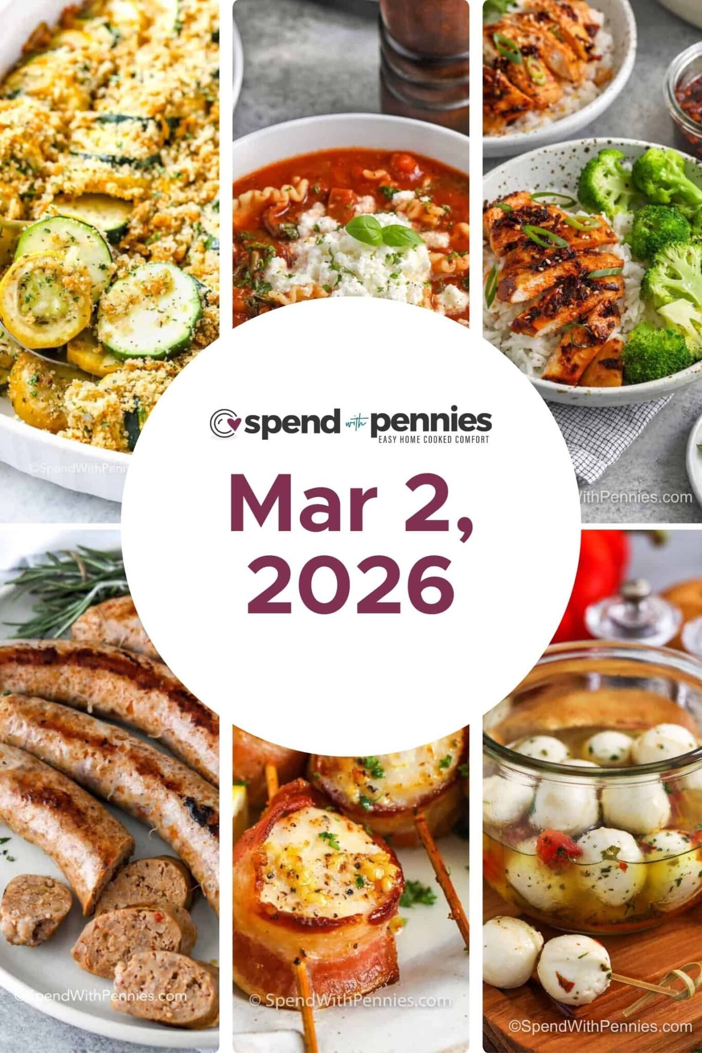 Weekly Meal Plan for Mar 2, 2026 FT