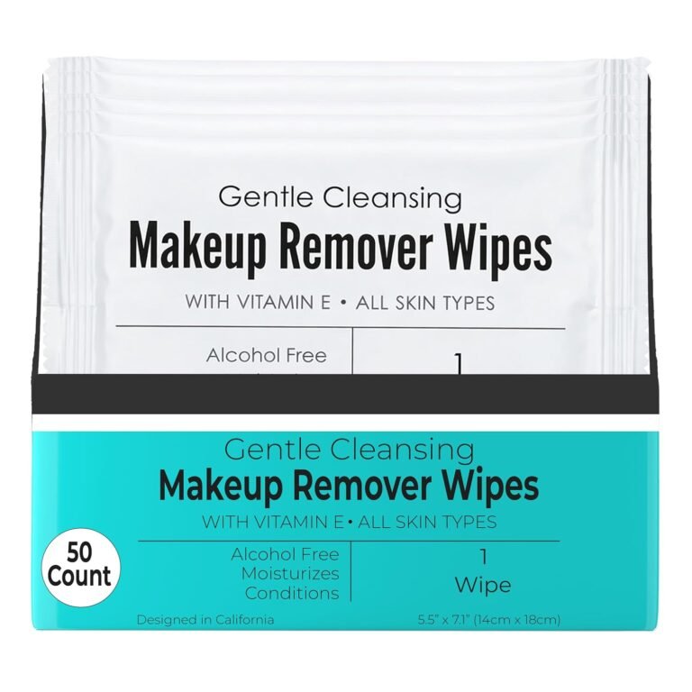 Portable facial wipes