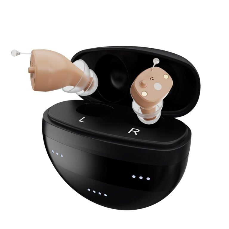 Hearing Aids for Seniors Rechargeable, Invisible Hearing Aid...