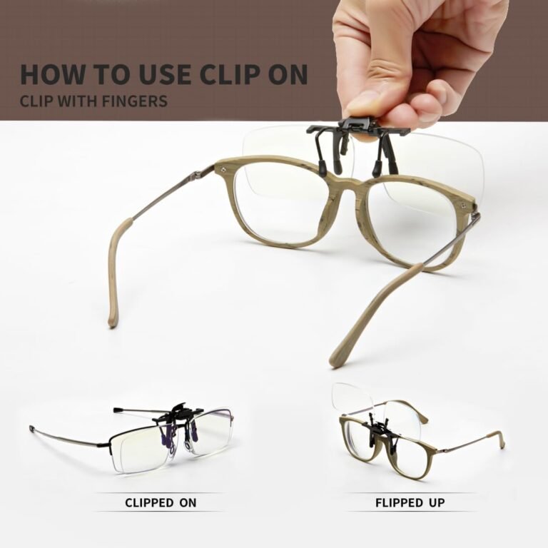 clip-on reading glasses