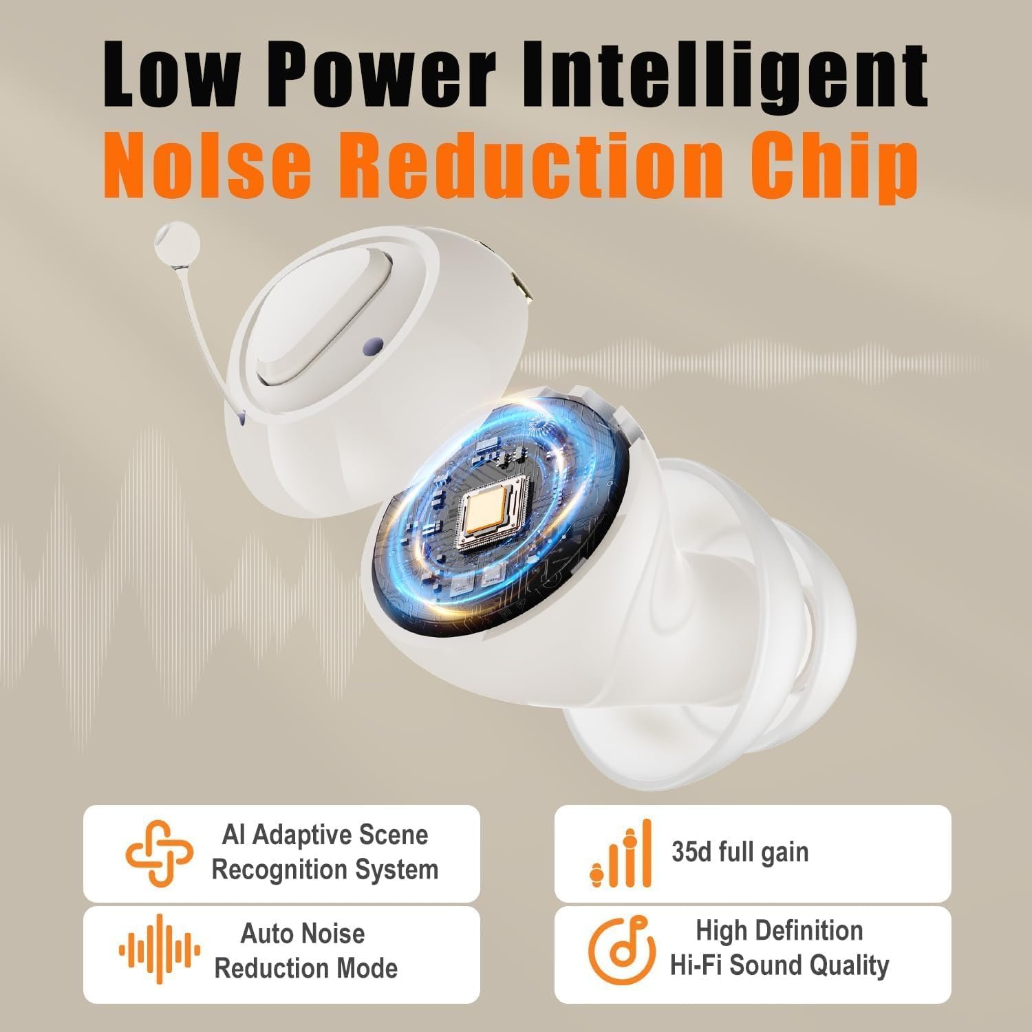 Pro Hearing Aids for Seniors with Smart Noise Reduction (Not...
