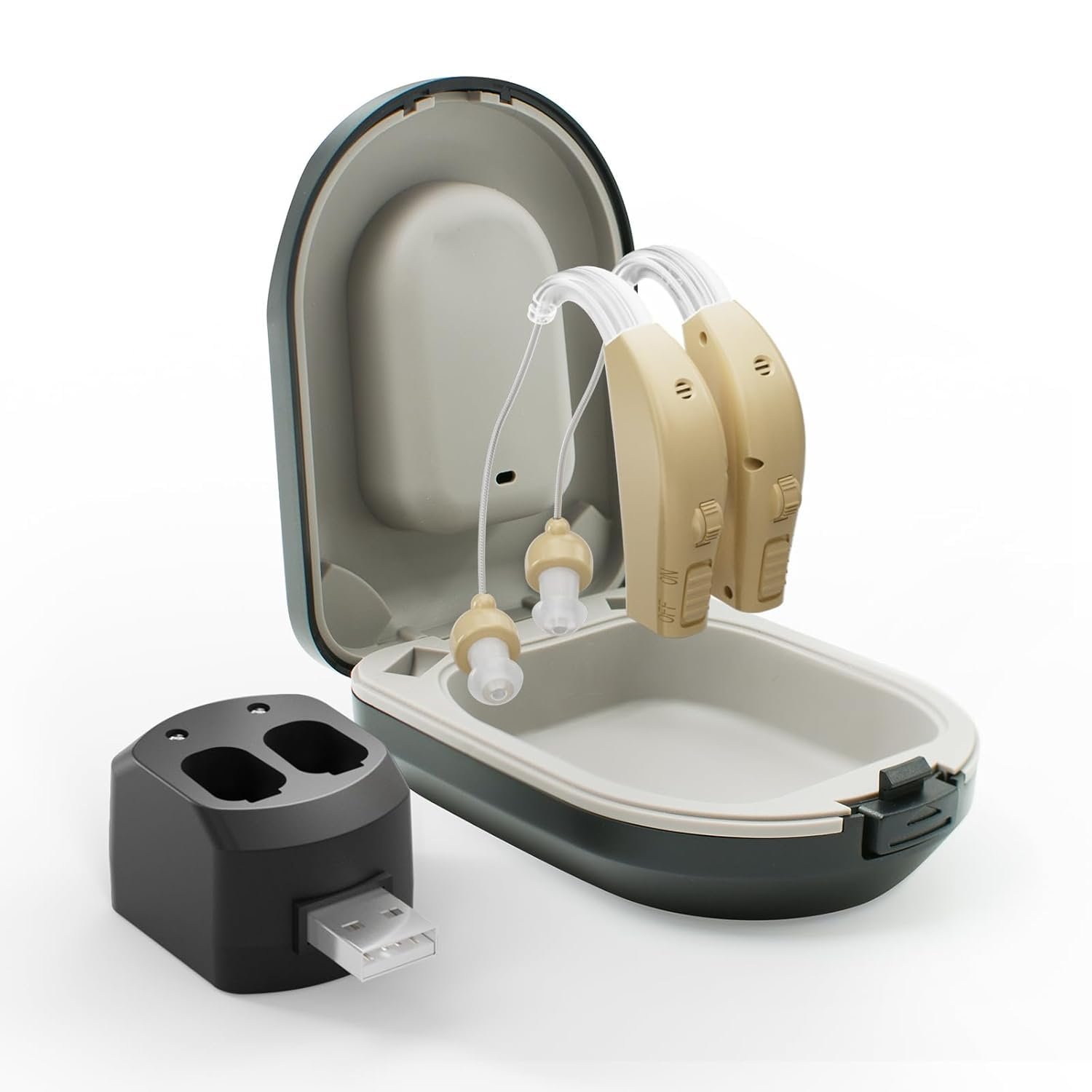 Hearing Aids for Seniors Rechargeable JUANGU Invisible Behin...