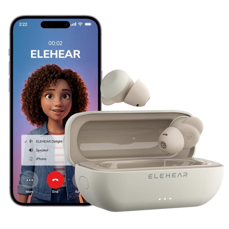 ELEHEAR Delight OTC Hearing Aids, AI Powered Speech Enhancem...