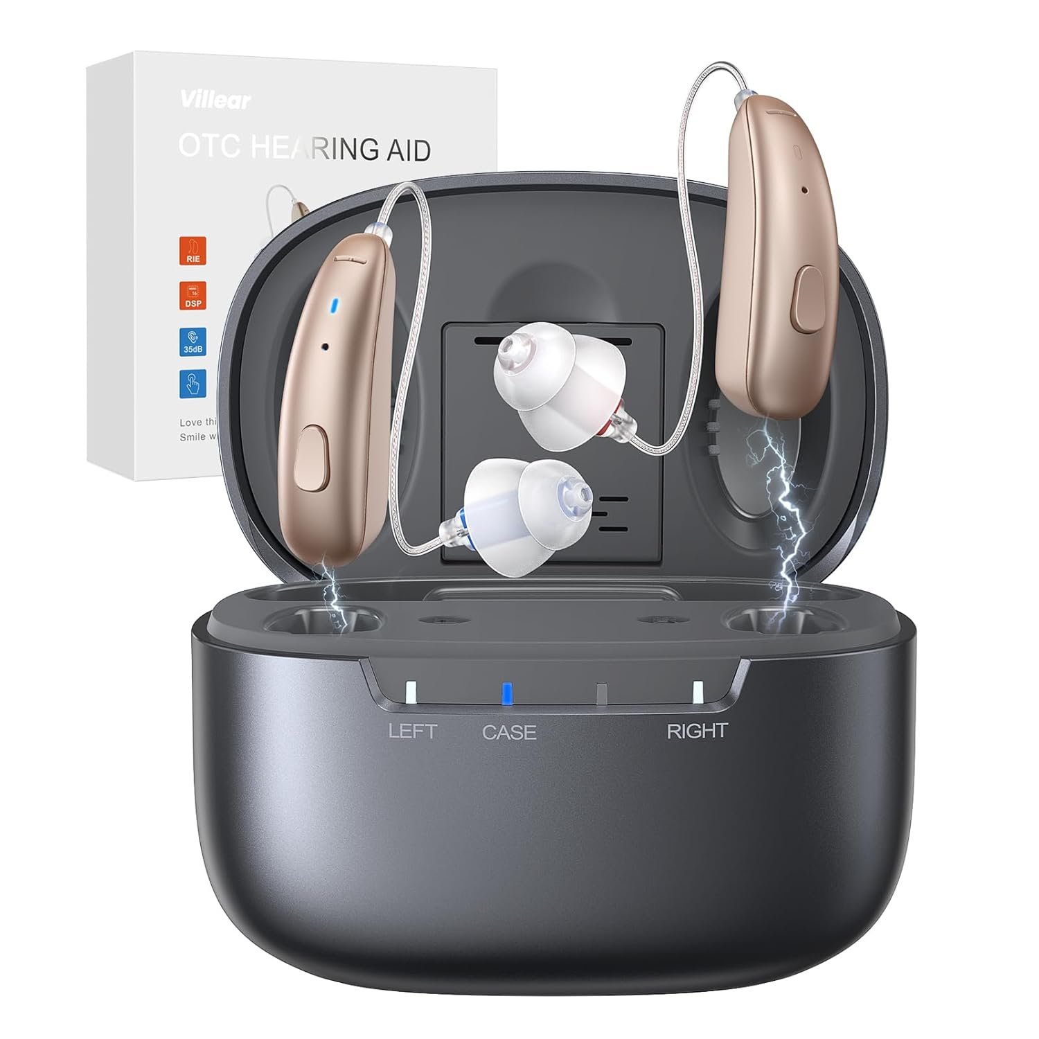 OTC Hearing Aids, Hearing Aids for Seniors, Upgraded 11 Leve...