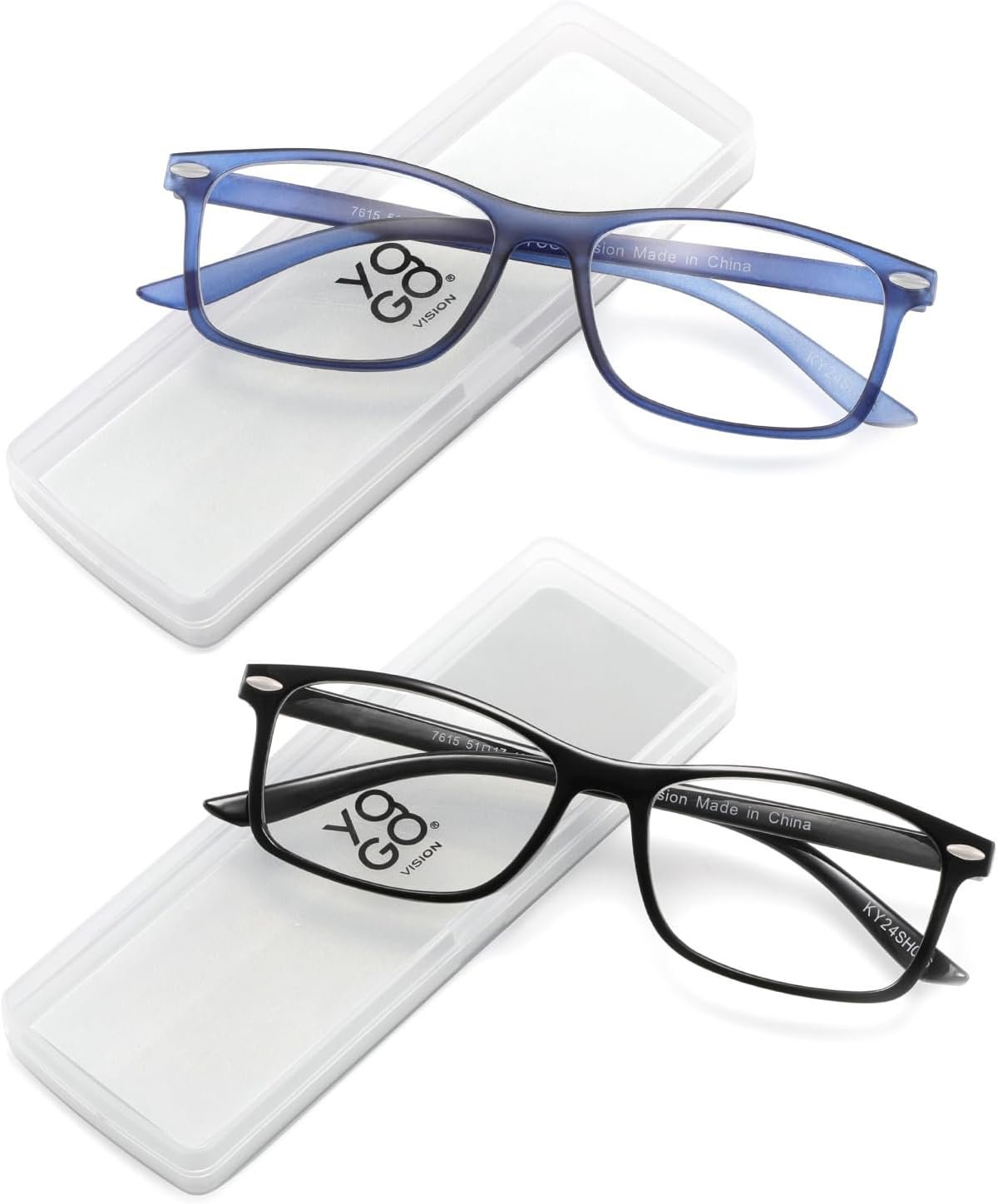 reading glasses with case