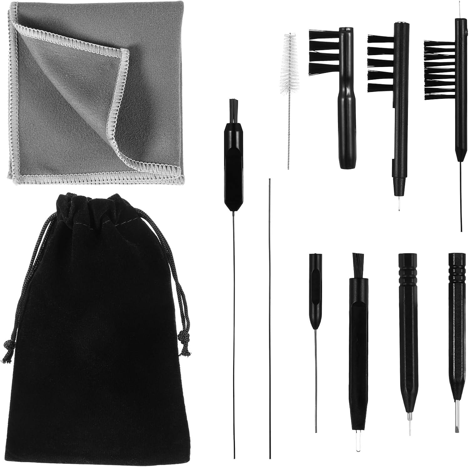 12 Pieces Hearing Aid Cleaning Kit, Hearing Aid Cleaning Too...