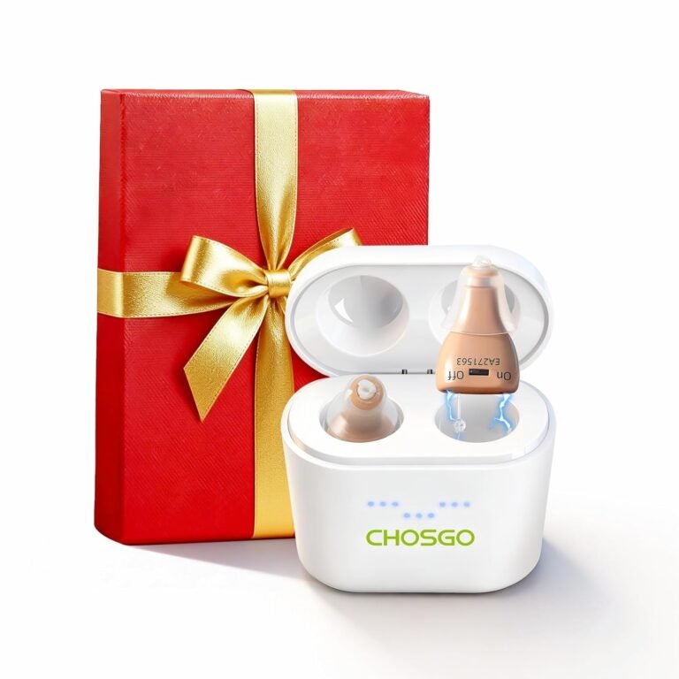 Rechargeable Hearing Aids for Seniors, Comfortable & Discree...