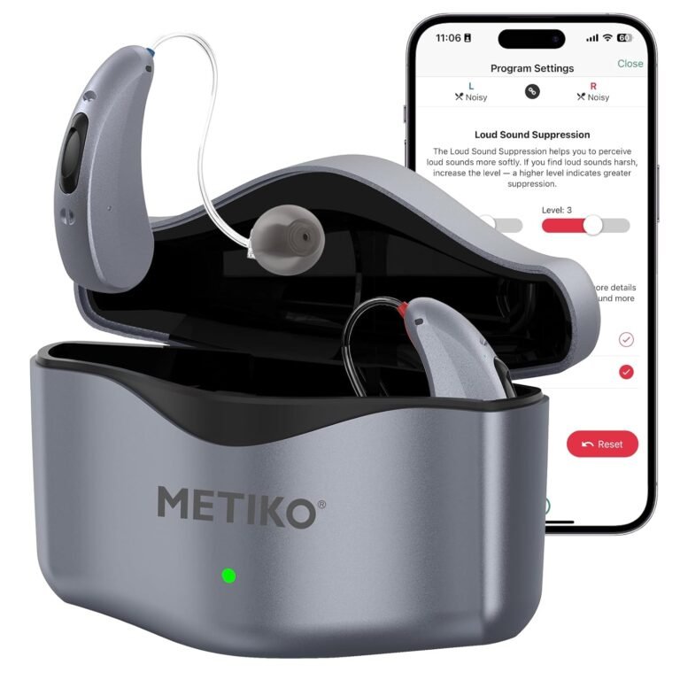 METIKO Elclear 64 Channel Hearing Aids with AI Noise Cancell...