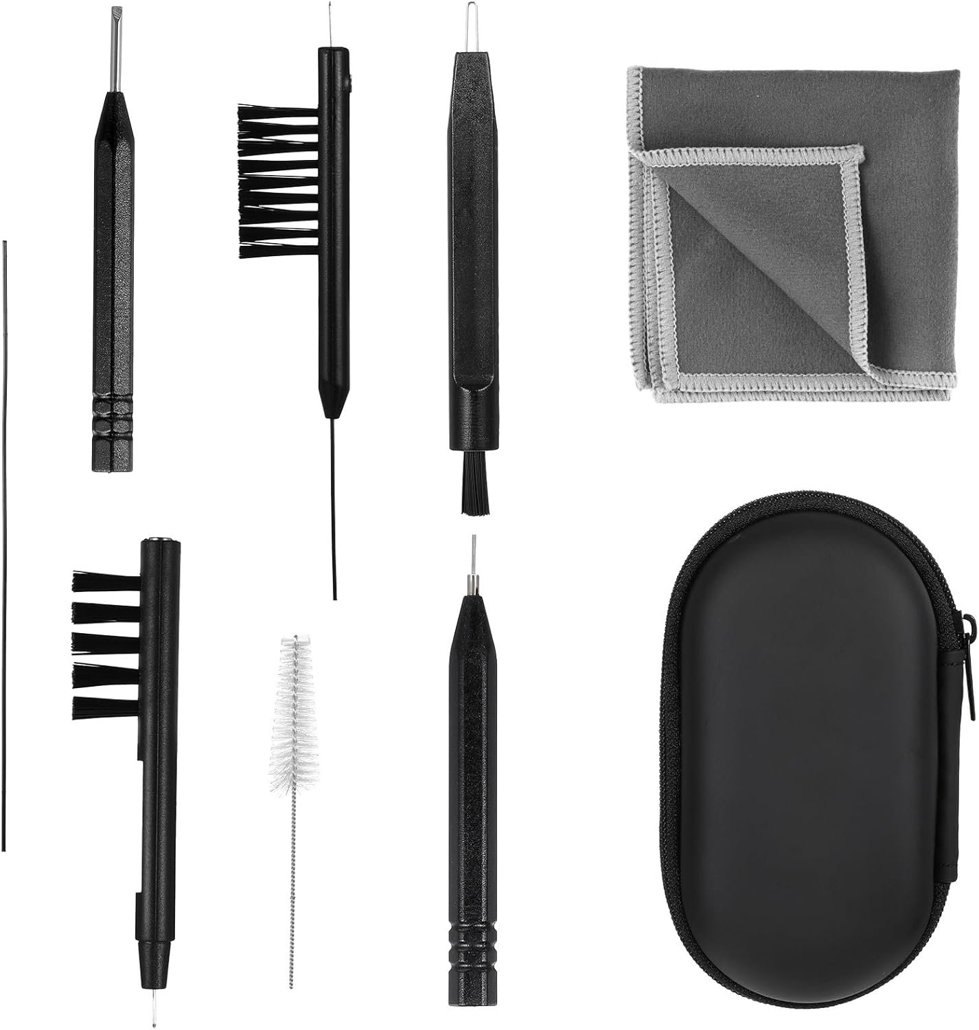 9pcs Hearing Aid Cleaning Kit Hearing Amplifier Brush Cleani...