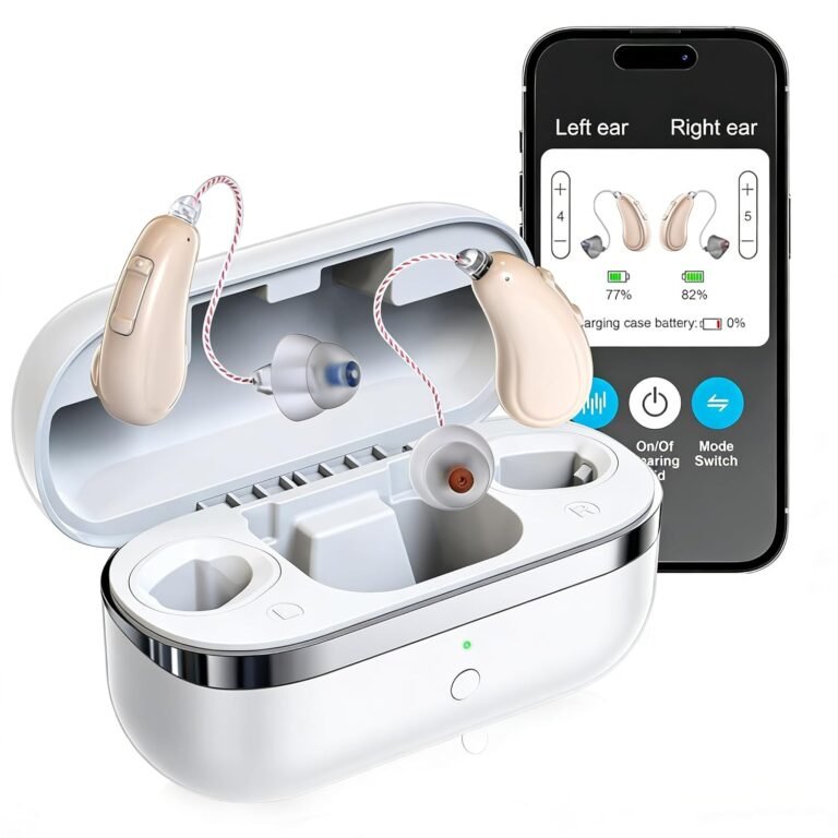 OTC Hearing Aids for Seniors & Adults, Bluetooth Rechargeabl...