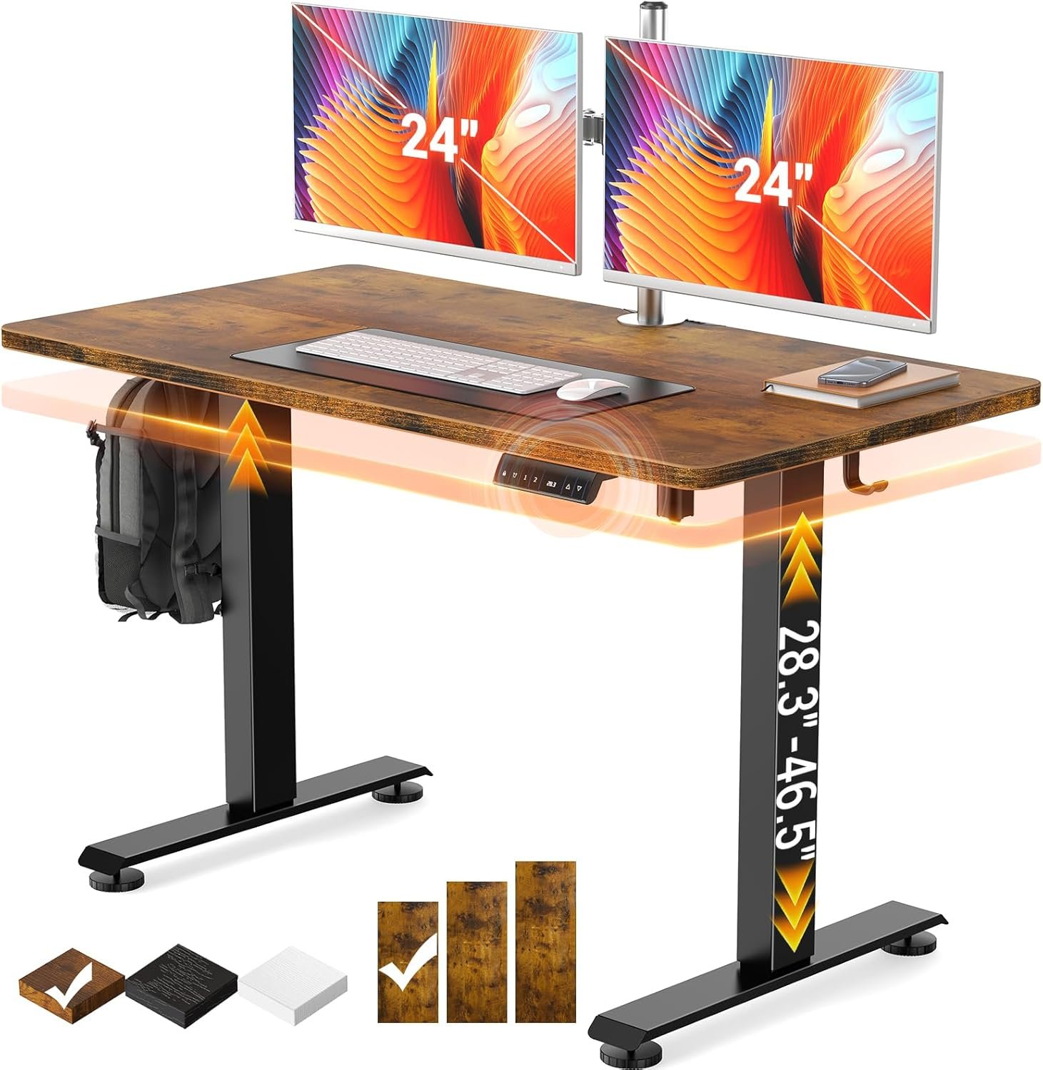 height-adjustable desks