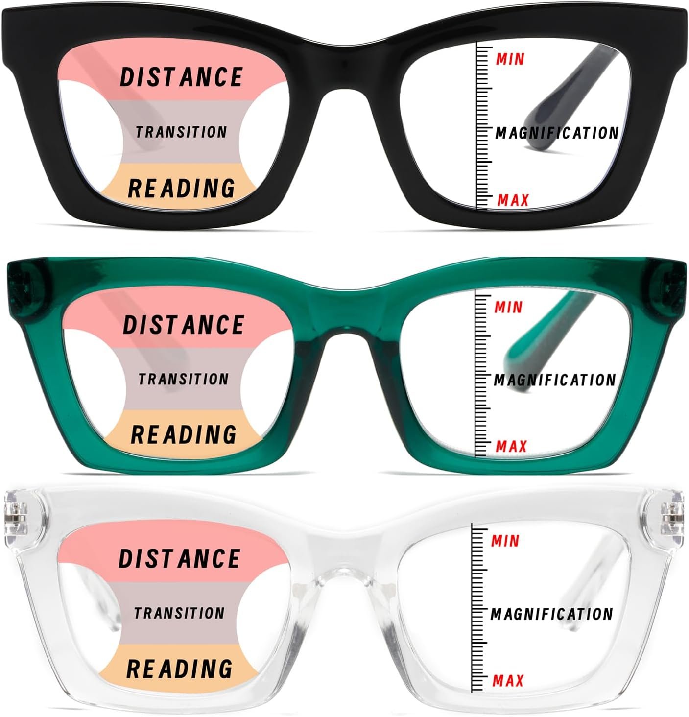 progressive reading glasses for women
