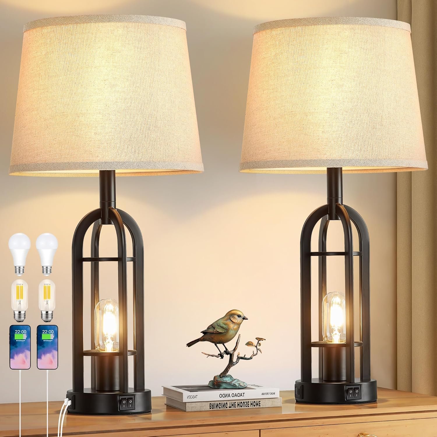 table lamps with USB ports