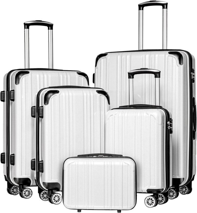 Luggage set with spinner wheels