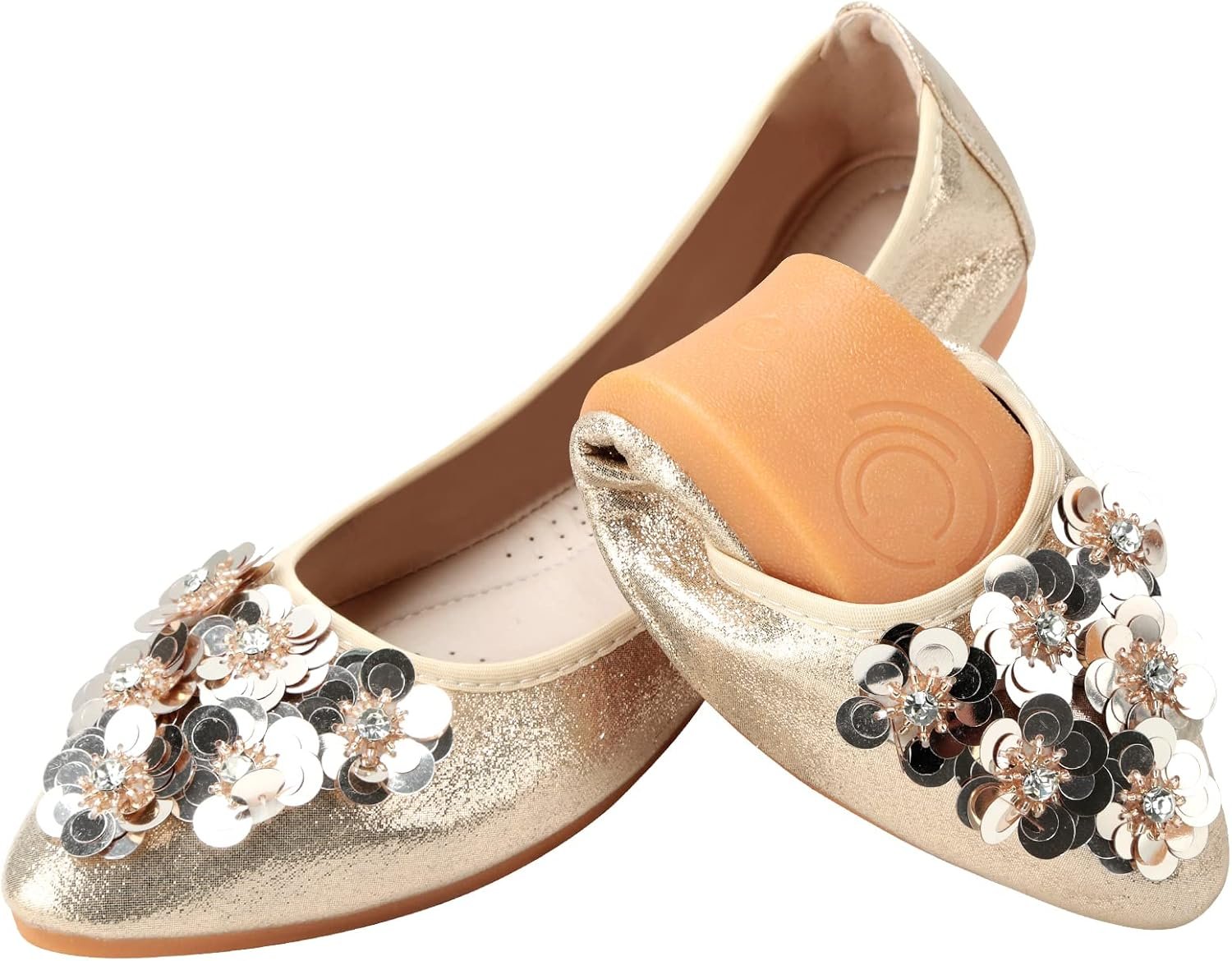 Foldable ballet flats