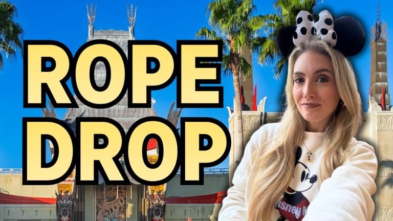 Disney World ROPE DROP Hollywood