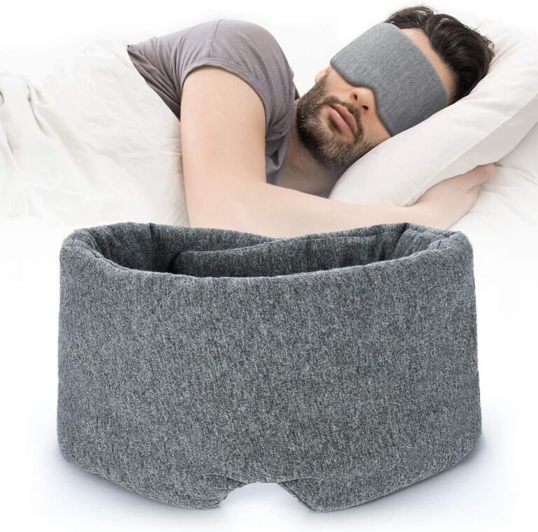 Eye mask for sleeping on planes