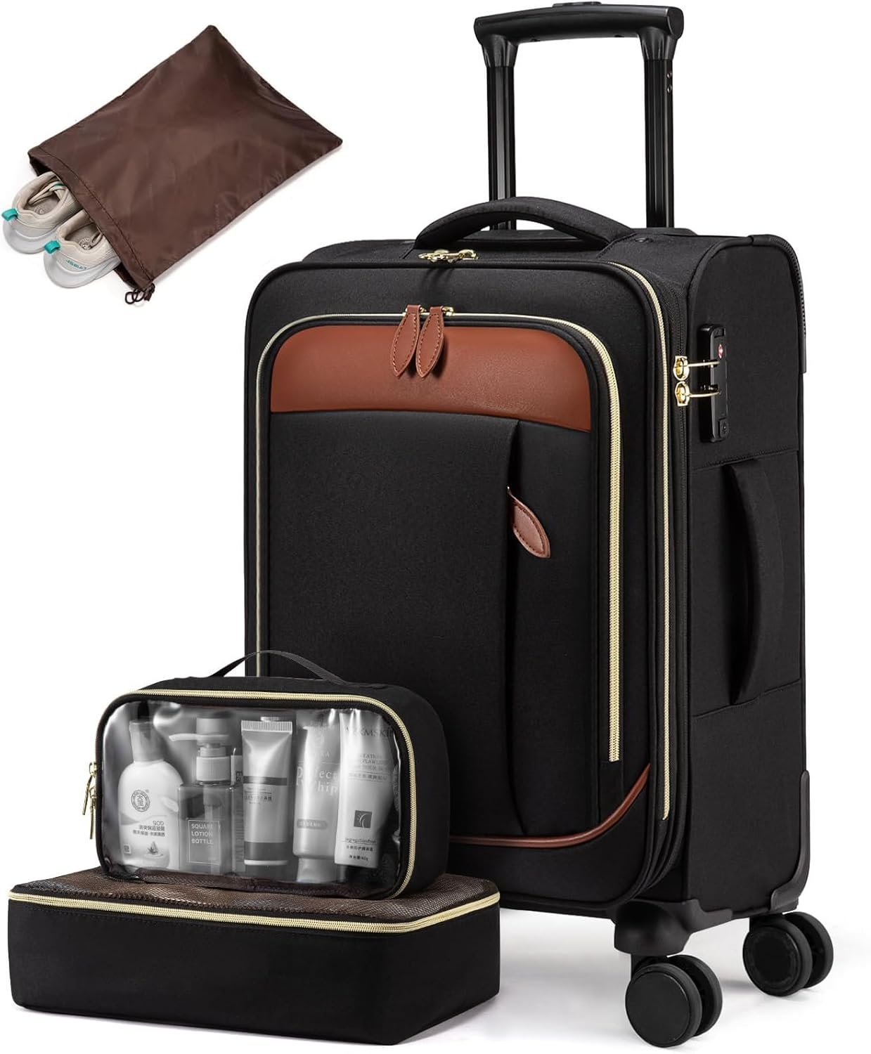 Lightweight travel suitcase