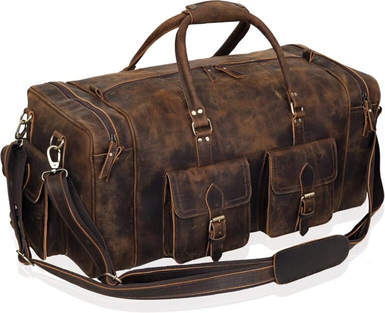 Rolling duffel bag