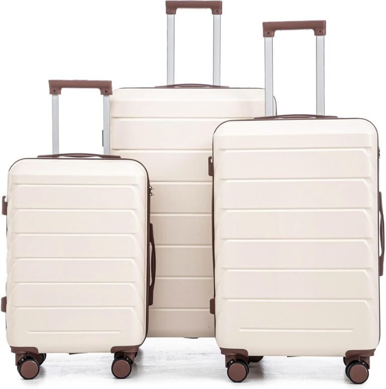 Luggage set with spinner wheels