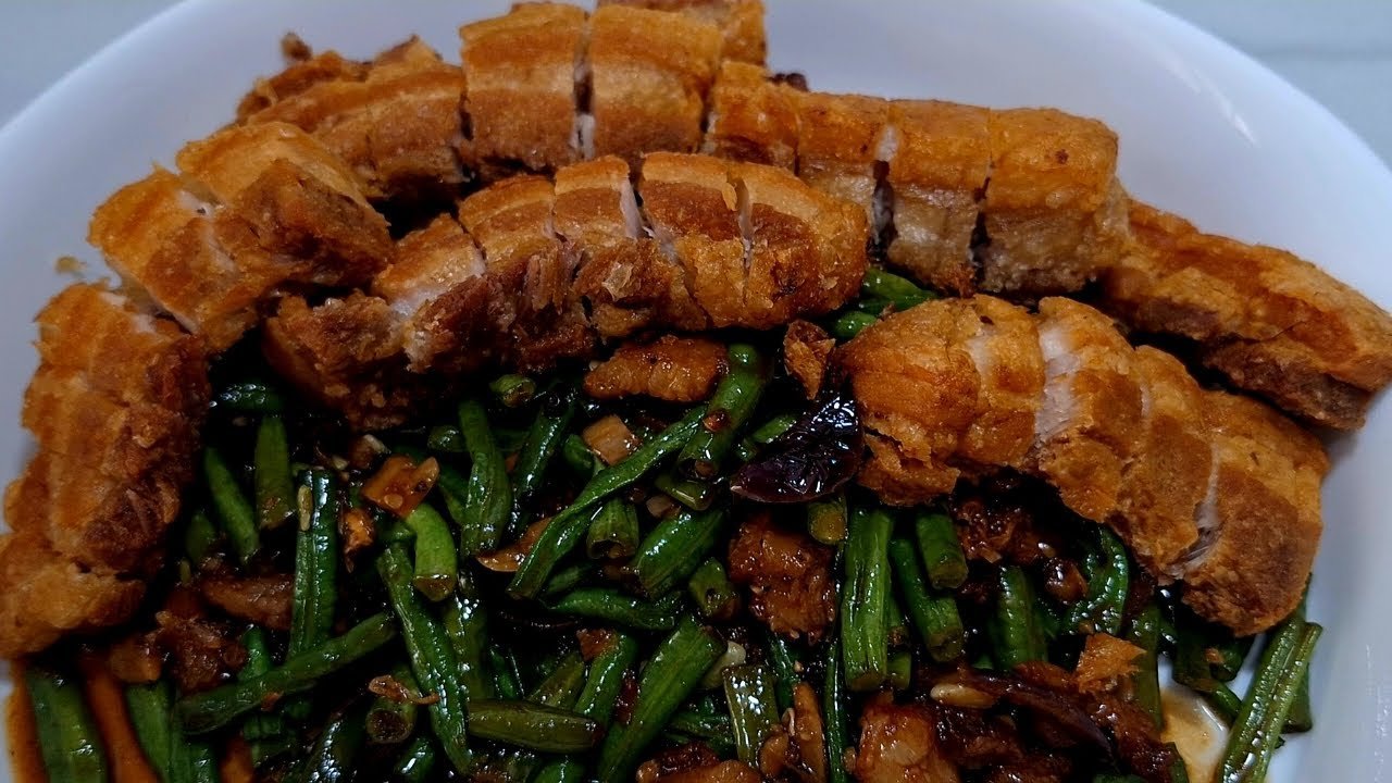 Chinese Food Stir-Fried Green Beans