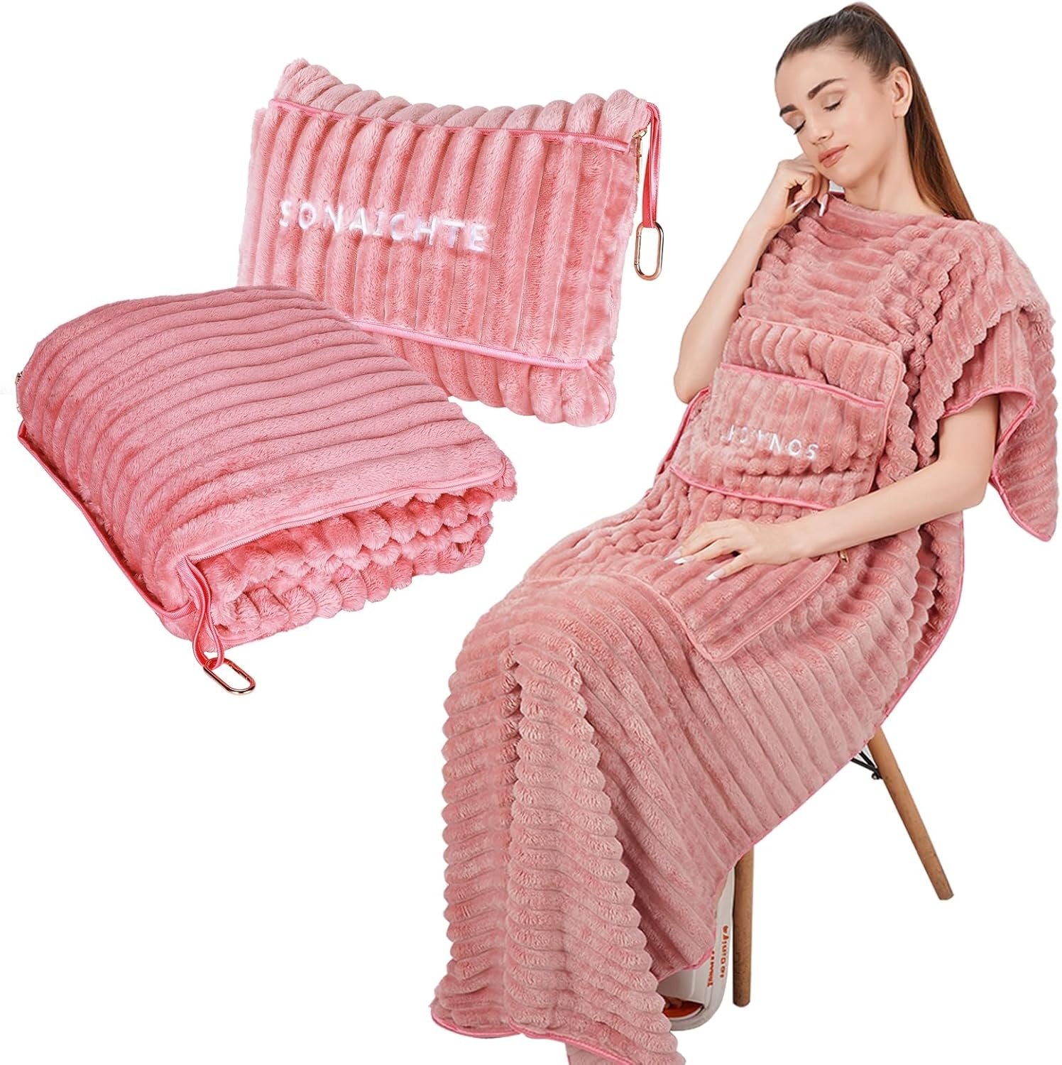 Compact travel blanket