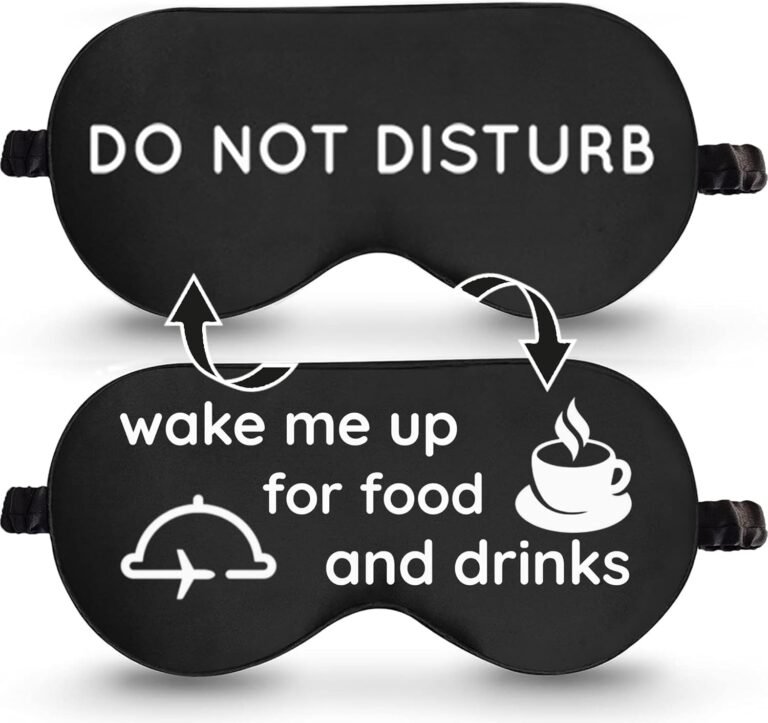 Sleep mask for hotel rooms