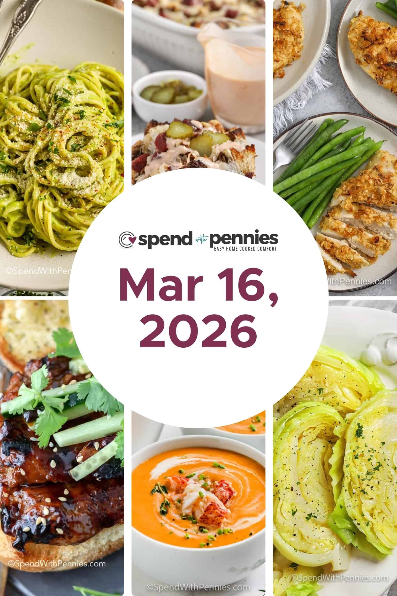 Weekly Meal Plan Mar 16, 2026 FT