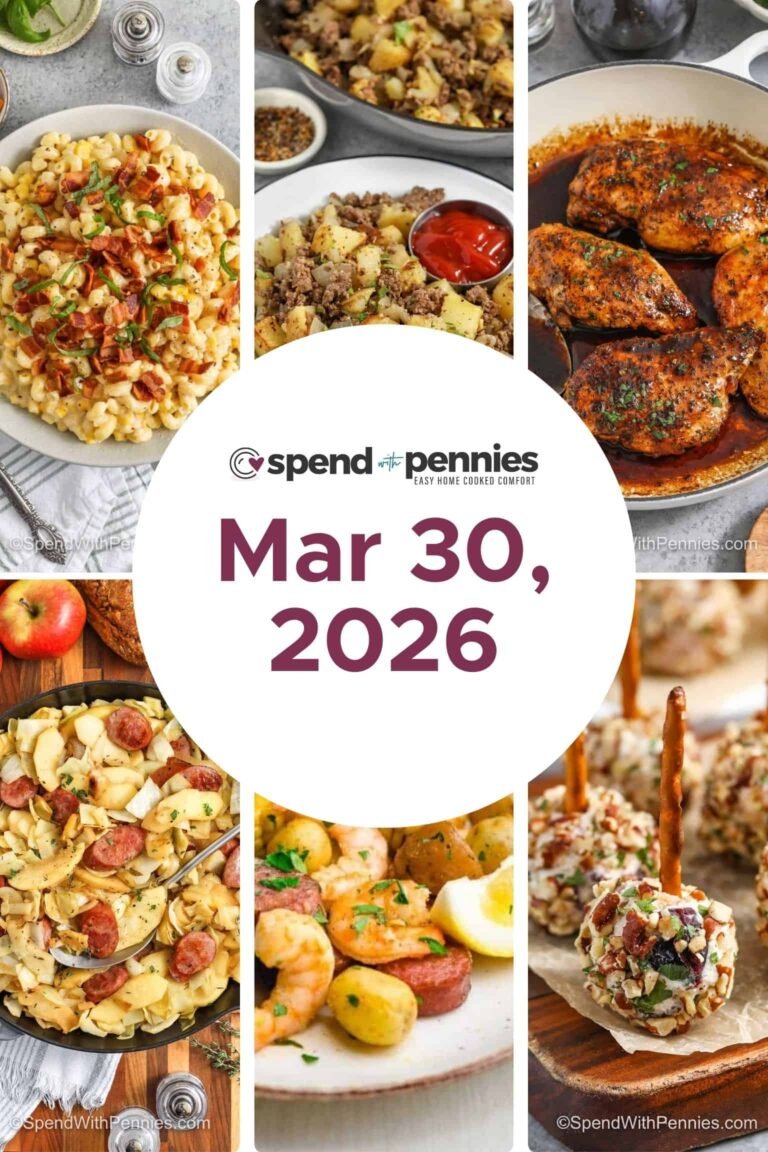 Weekly Meal Plan Mar 30, 2026 FT