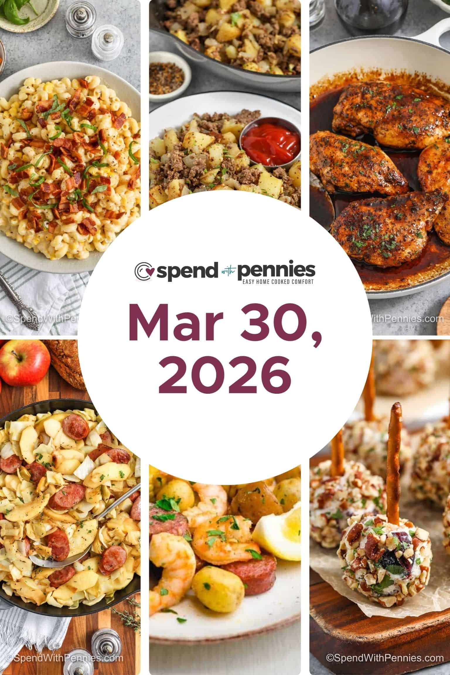 Weekly Meal Plan Mar 30, 2026 FT