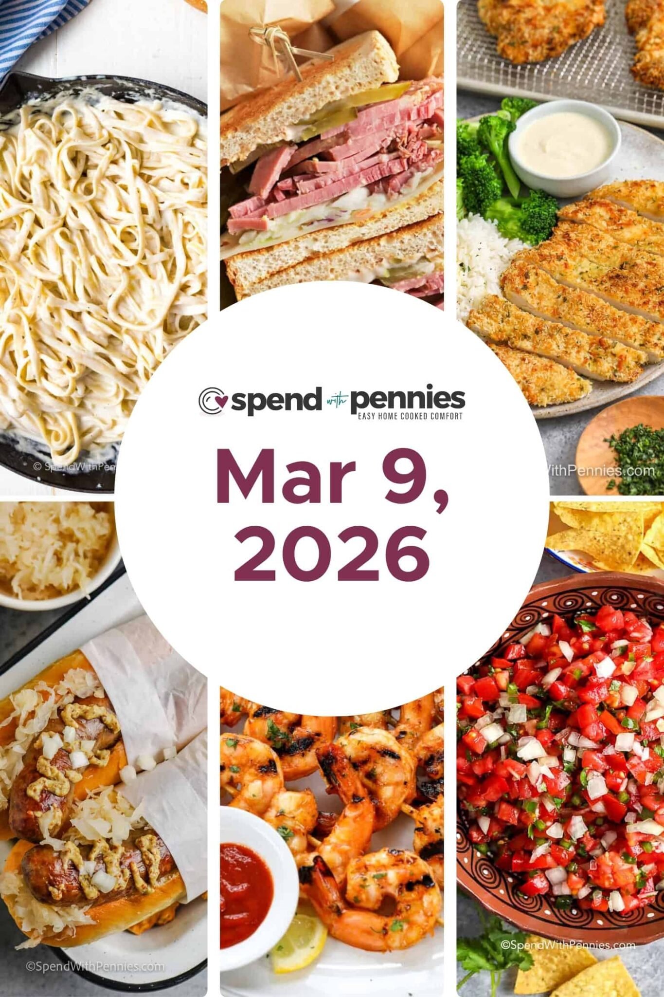 Weekly Meal Plan for Mar 9, 2026 FT
