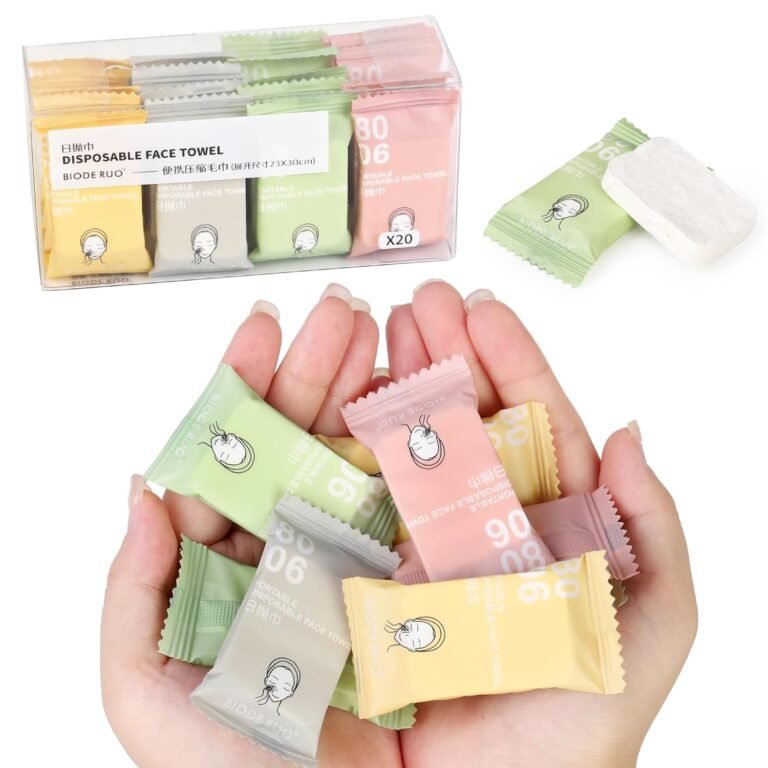 Portable facial wipes