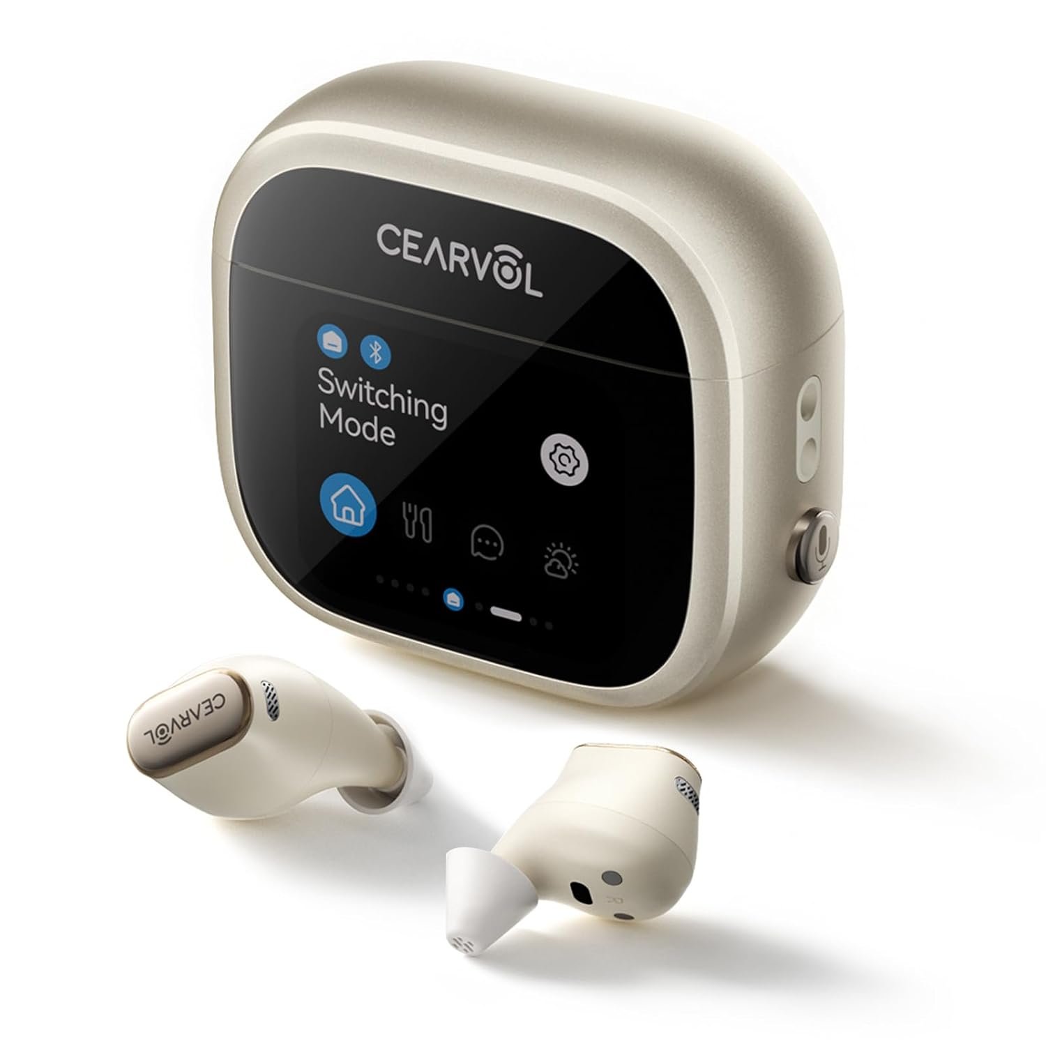 Wave OTC Hearing Aids for Seniors, Smart Touchscreen Chargin...