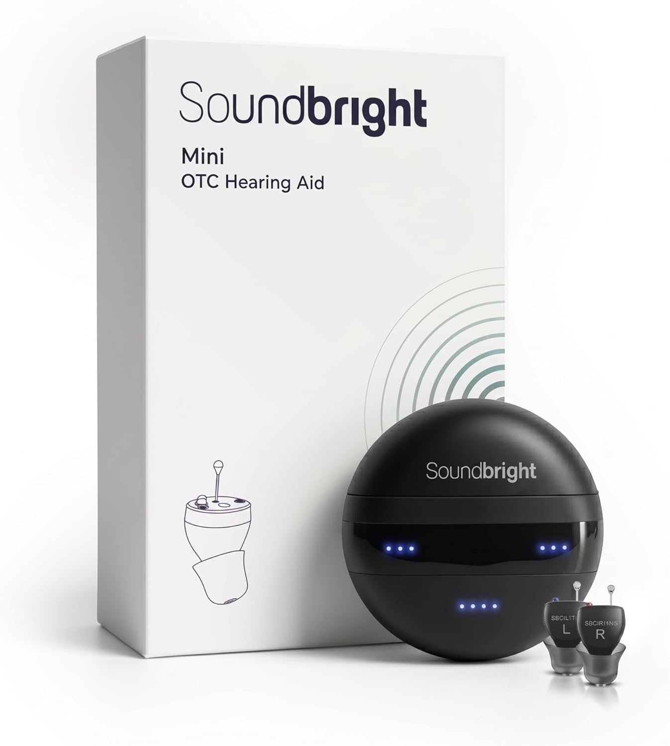 Mini Over the Counter (OTC) Rechargeable Hearing Aids for Ad...