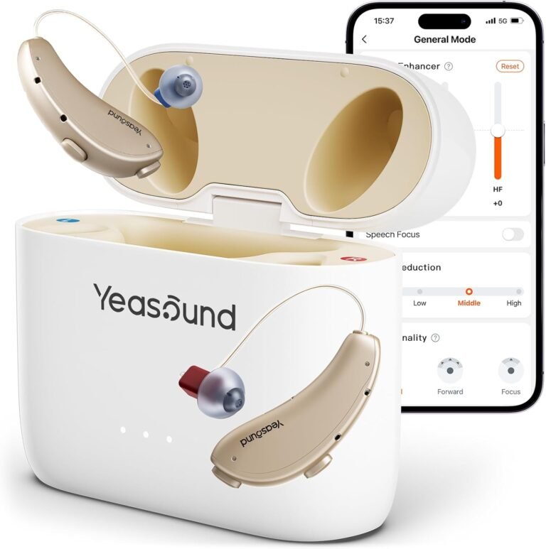 Yeasound RIC700 Plus Hearing Aids, AI Powered Noise Reductio...