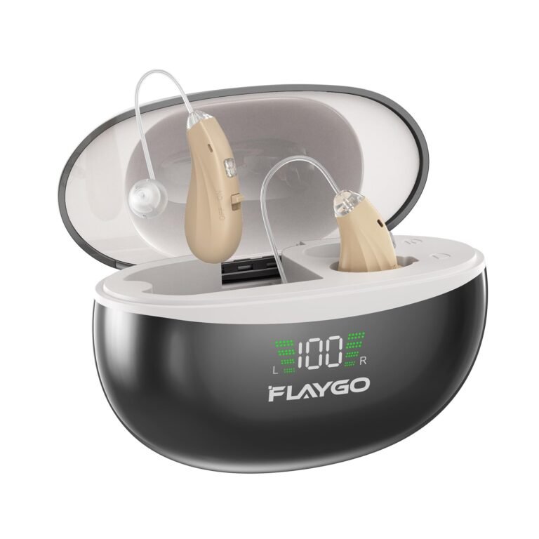 Flaygo Rechargeable Hearing Aids for Seniors 16 Channel Di...