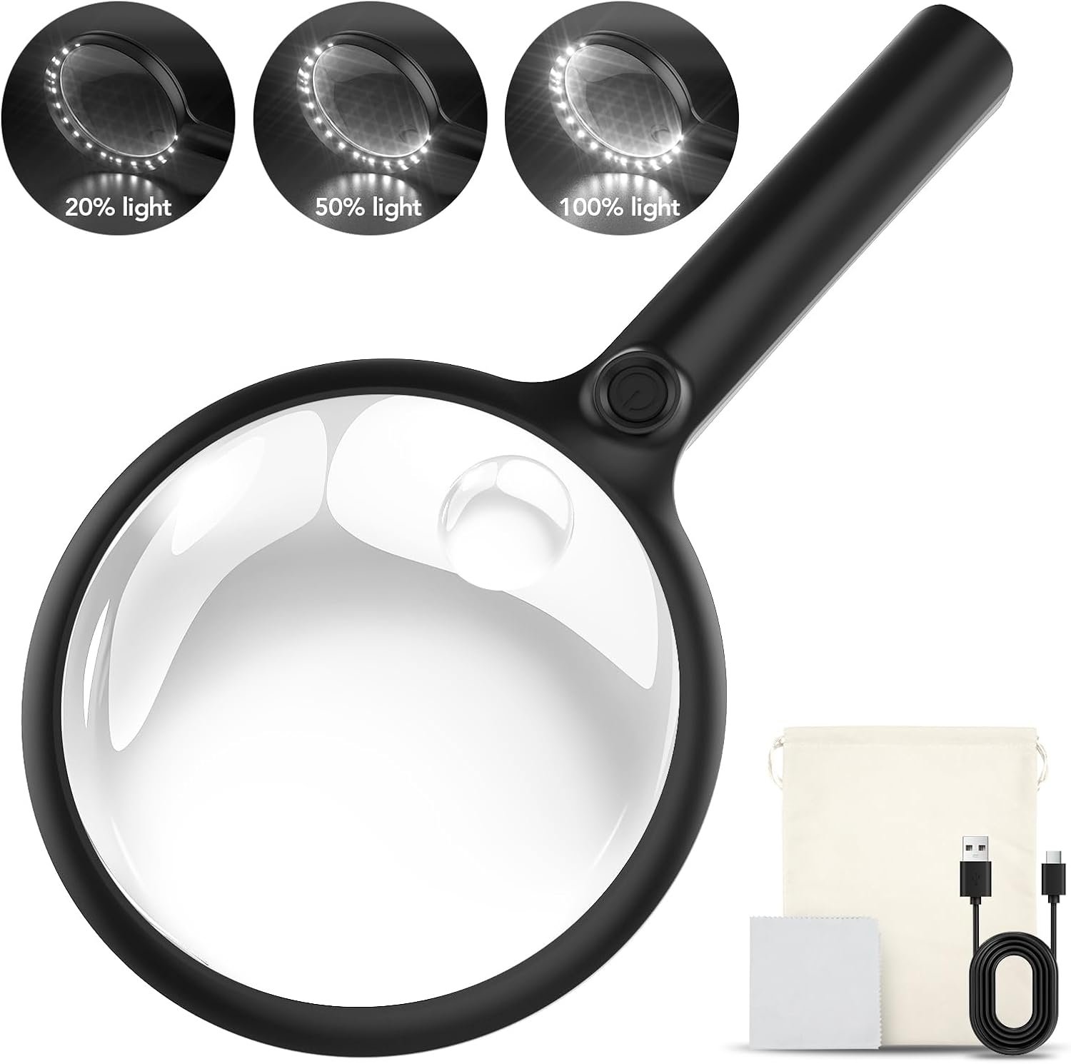 handheld LED magnifier