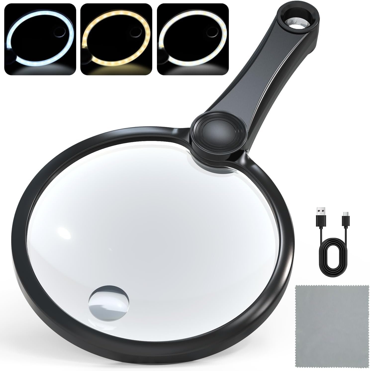handheld LED magnifier